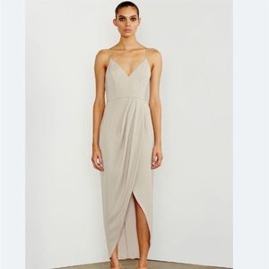 Shona Joy Cocktail dress, size 6, color Oyster, worn once!